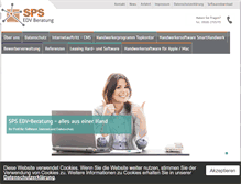 Tablet Screenshot of edv-sps.de